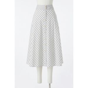 NEW JS71 fraser skirt in white/black stripe
